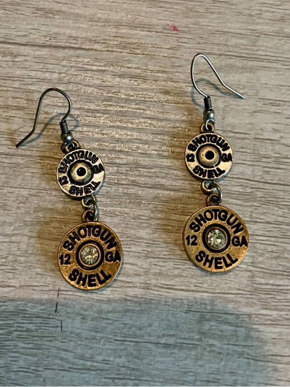 Shotgun Shell Dangle Earrings - Picture 2 of 5